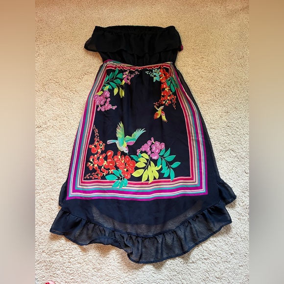 Forever 21 strapless high low dress. Medium. - Picture 1 of 3